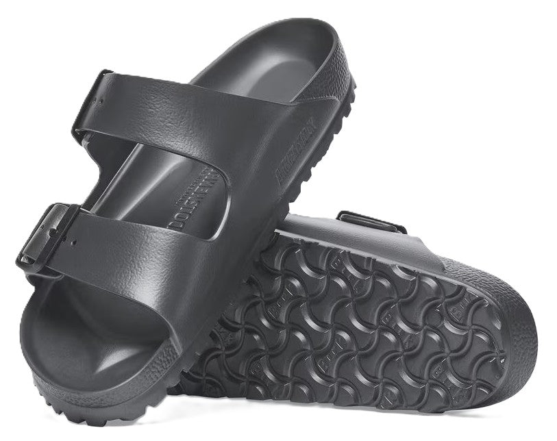 Birkenstock Arizona Sandals - Metallic Anthracite EVA Essentials | Waterproof Comfortable Slides - Grady’s Feet Essentials - Birkenstock