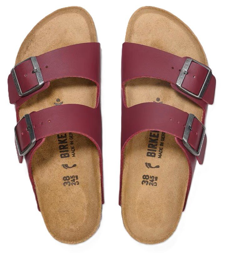 Birkenstock Arizona Sandals - Zinfandel Birko - Flor | Comfortable Cork Footbed - Grady’s Feet Essentials - Birkenstock