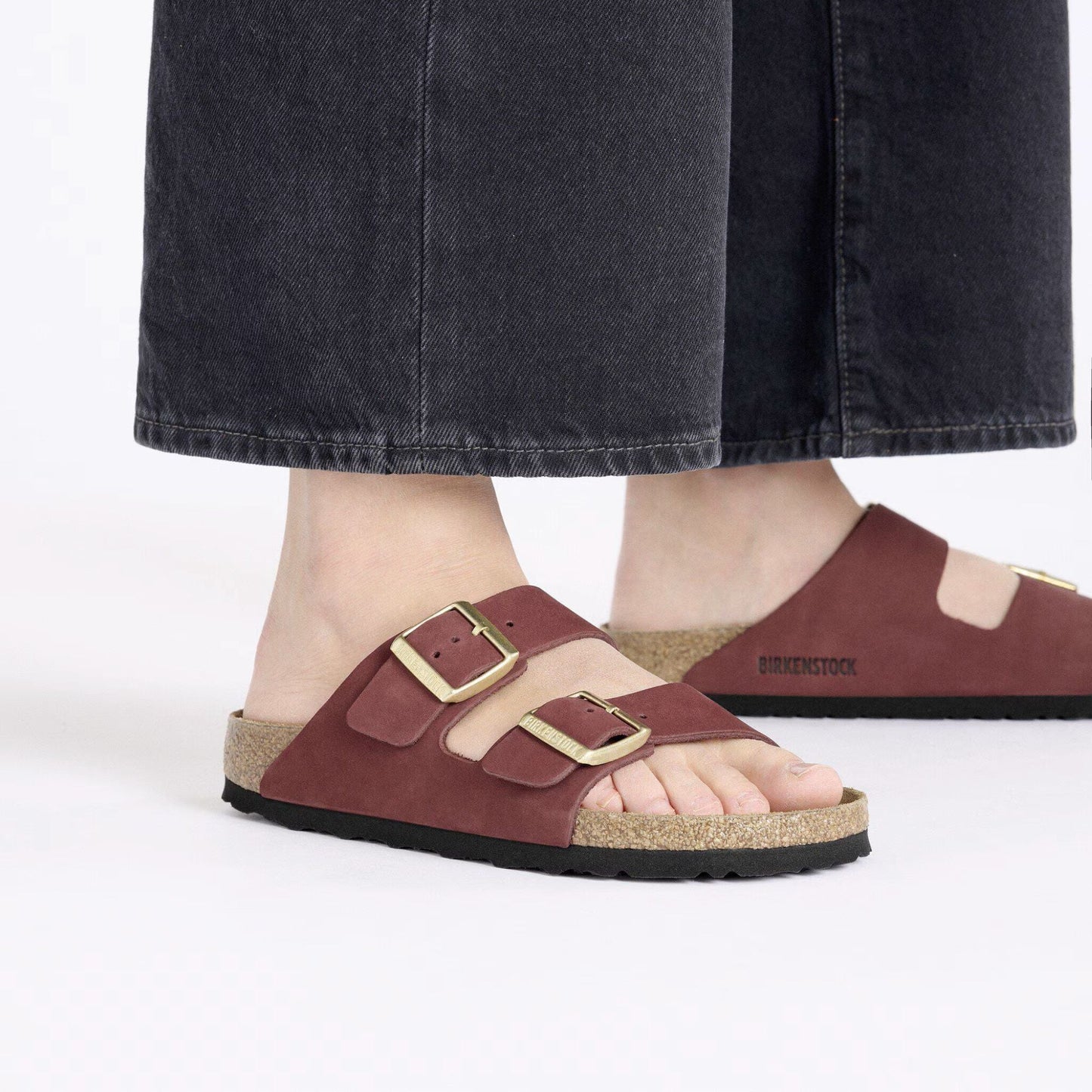 Birkenstock Arizona Sandals - Zinfandel Nubuck Leather (Soft Footbed) - Grady’s Feet Essentials - Birkenstock