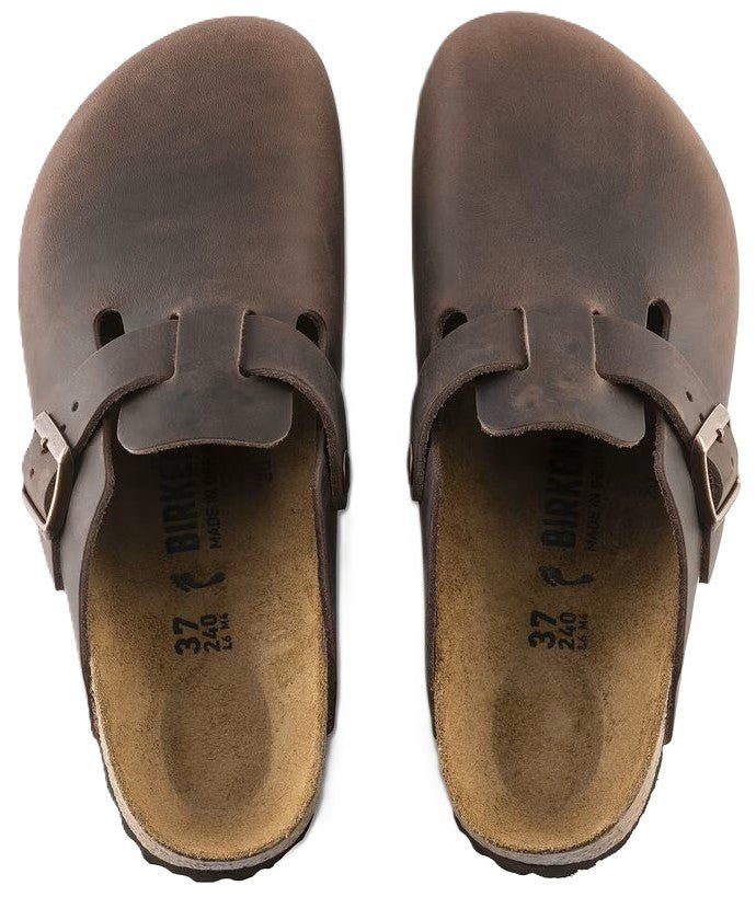 Birkenstock Boston Clog - Habana Oiled Leather | Comfortable Cork Footbed - Grady’s Feet Essentials - Birkenstock