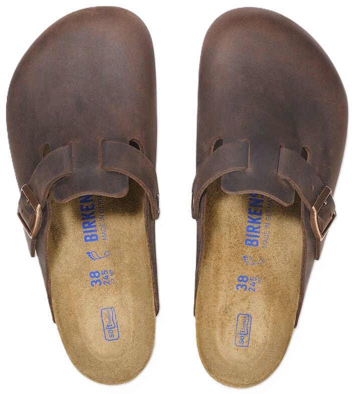 Birkenstock Boston Clog - Habana Oiled Leather | Soft Footbed - Grady’s Feet Essentials - Birkenstock