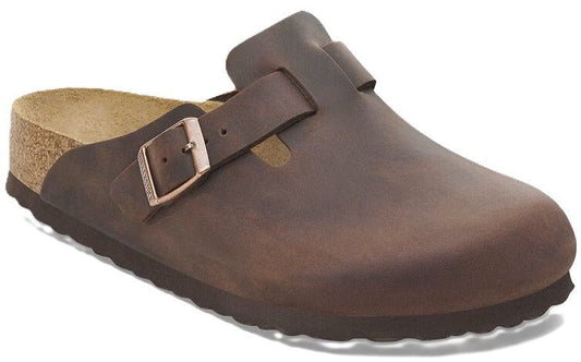 Birkenstock Boston Clog - Habana Oiled Leather | Soft Footbed - Grady’s Feet Essentials - Birkenstock