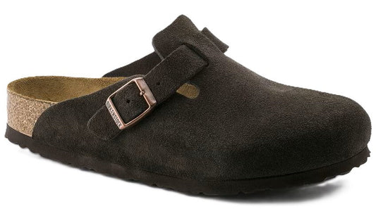 Birkenstock Boston Clog - Mocha Suede Leather | Soft Footbed - Grady’s Feet Essentials - Birkenstock