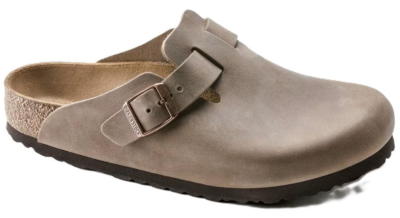 Birkenstock Boston Clog - Tobacco Brown Oiled Leather | Comfortable Cork Footbed - Grady’s Feet Essentials - Birkenstock