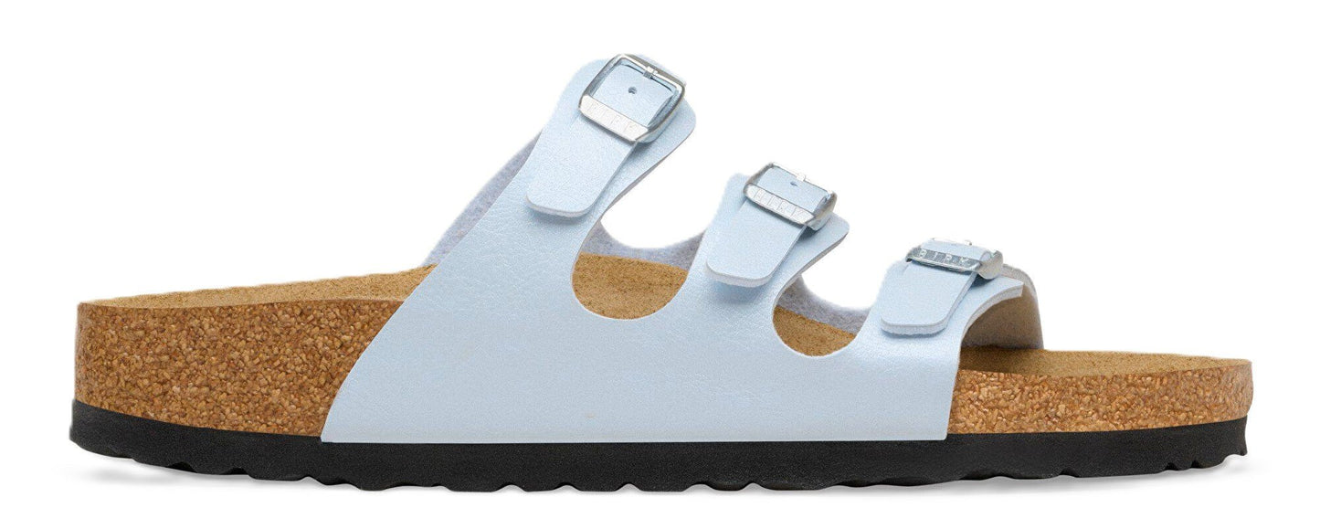 Birkenstock Florida Sandals - Graceful Baby Blue Birko - Flor | Comfortable Cork Footbed - Grady’s Feet Essentials - Birkenstock