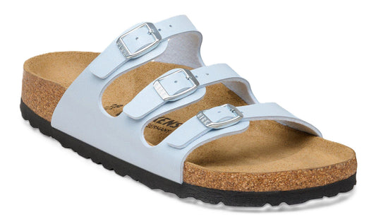 Birkenstock Florida Sandals - Graceful Baby Blue Birko - Flor | Comfortable Cork Footbed - Grady’s Feet Essentials - Birkenstock