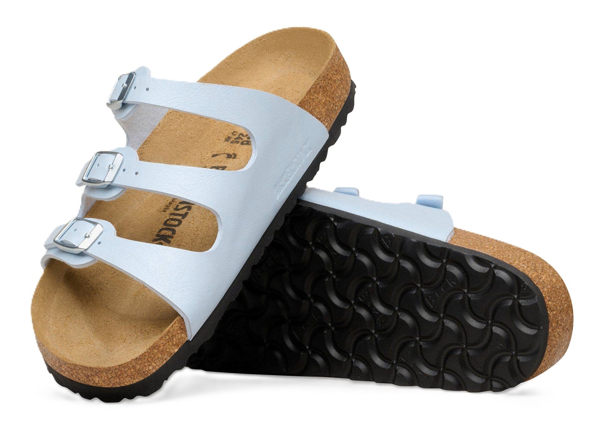 Birkenstock Florida Sandals - Graceful Baby Blue Birko - Flor | Comfortable Cork Footbed - Grady’s Feet Essentials - Birkenstock