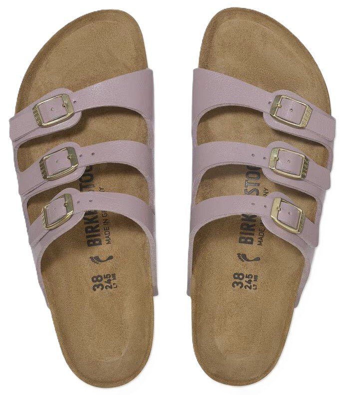 Birkenstock Florida Sandals - Graceful Faded Purple Birko - Flor | Comfortable Cork Footbed - Grady’s Feet Essentials - Birkenstock