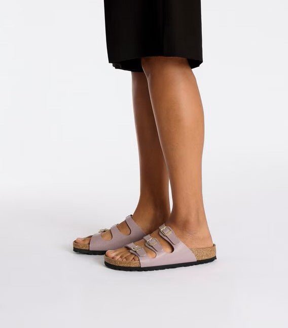 Birkenstock Florida Sandals - Graceful Faded Purple Birko - Flor | Comfortable Cork Footbed - Grady’s Feet Essentials - Birkenstock