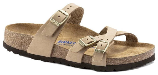 Birkenstock Franca Sandals - Sandcastle Nubuck Leather | Soft Footbed - Grady’s Feet Essentials - Birkenstock