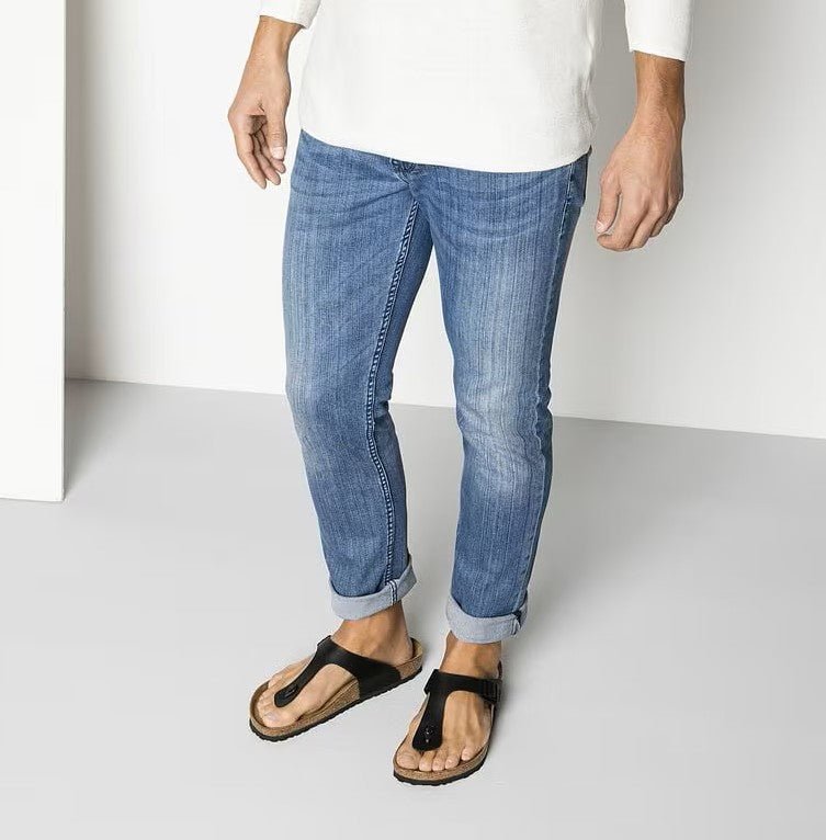 Birkenstock Gizeh Sandals - Black Birko - Flor | Comfortable Cork Footbed - Grady’s Feet Essentials - Birkenstock