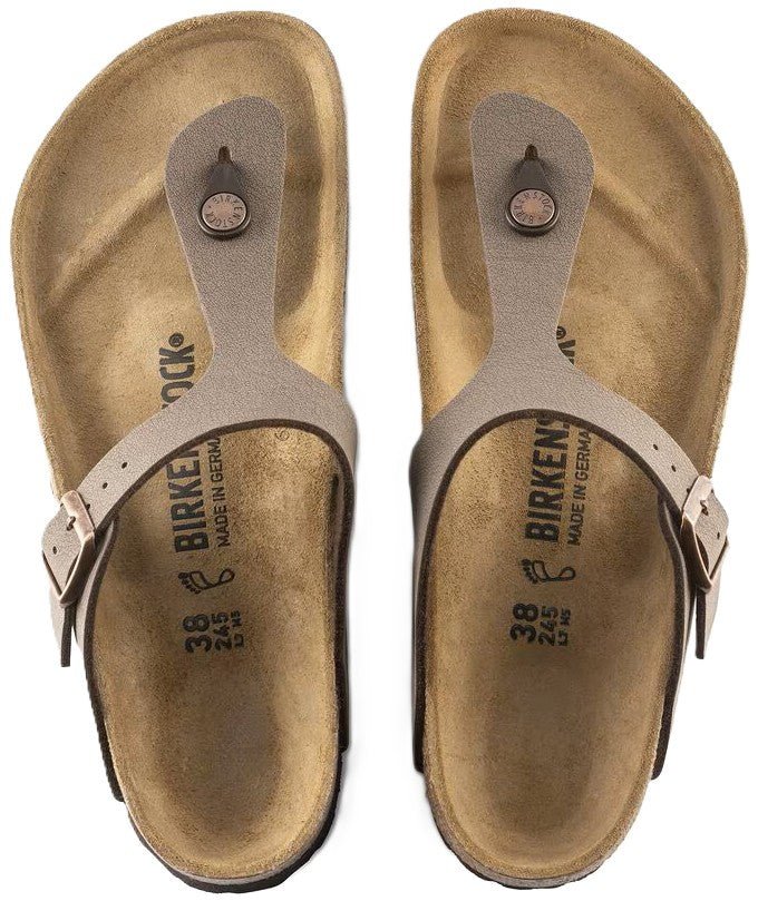 Birkenstock Gizeh Sandals - Mocha Birkibuc | Comfortable Cork Footbed - Grady’s Feet Essentials - Birkenstock