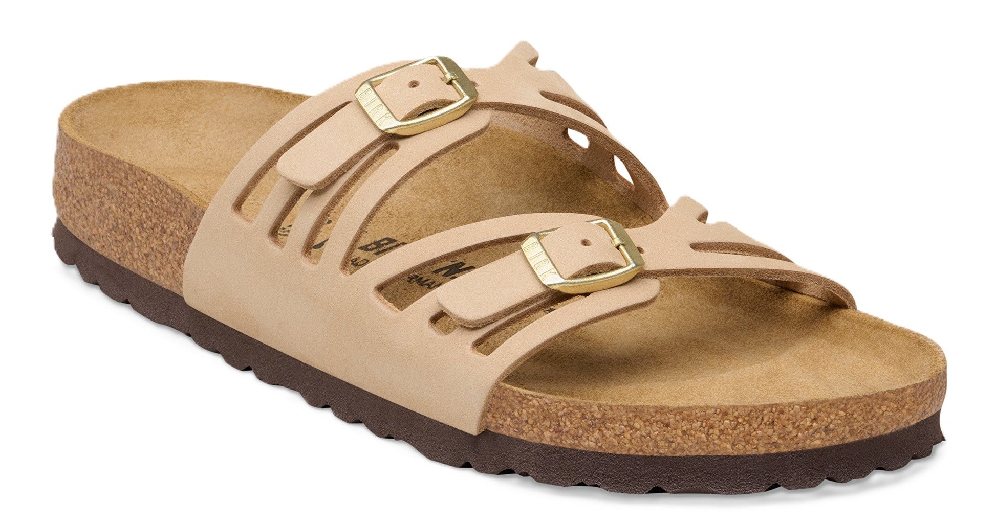 Birkenstock Granada Sandals - Sandcastle Nubuck Leather | Comfortable Cork Footbed - Grady’s Feet Essentials - Birkenstock