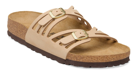 Birkenstock Granada Sandals - Sandcastle Nubuck Leather | Comfortable Cork Footbed - Grady’s Feet Essentials - Birkenstock