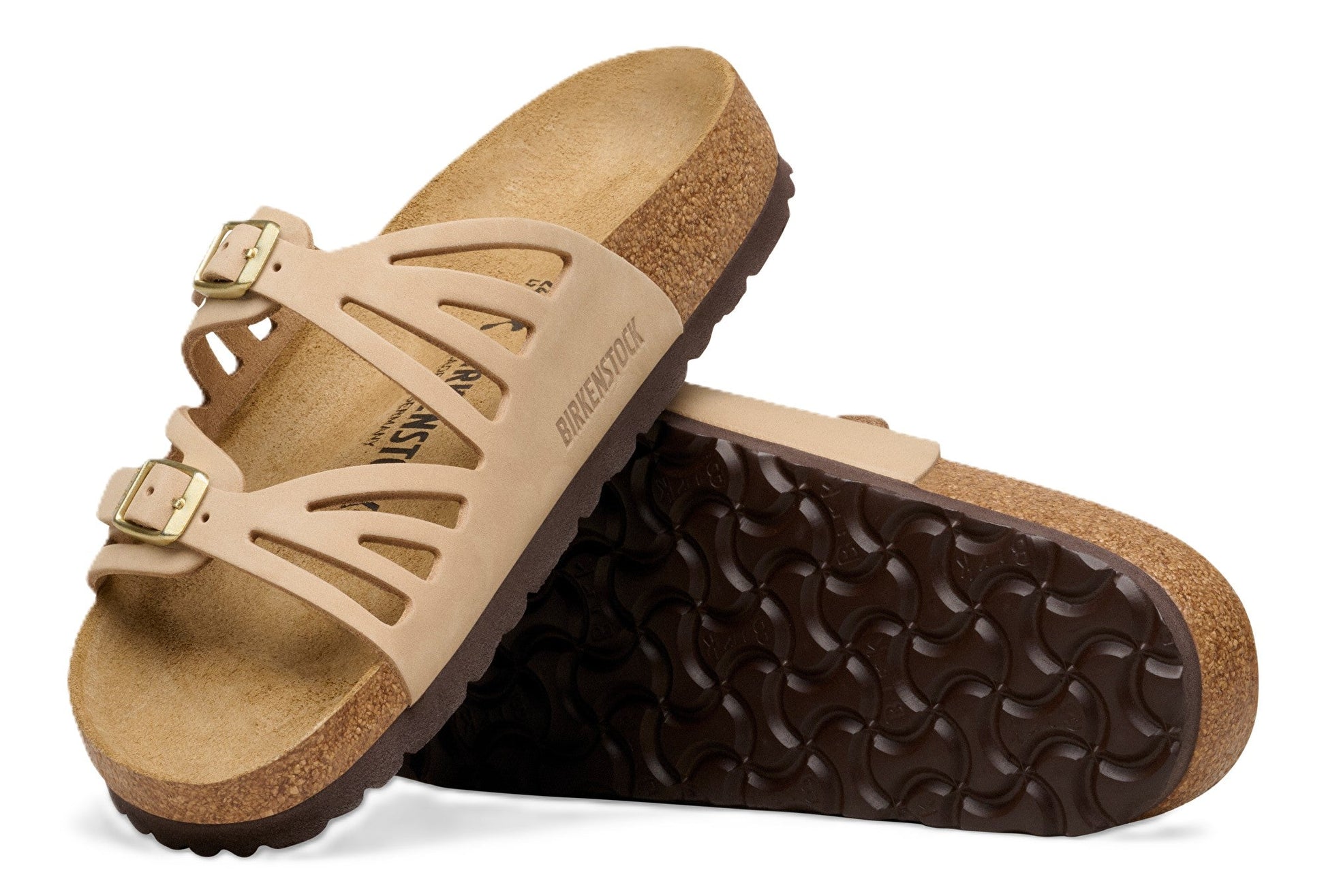 Birkenstock Granada Sandals - Sandcastle Nubuck Leather | Comfortable Cork Footbed - Grady’s Feet Essentials - Birkenstock