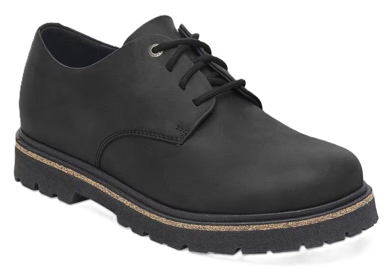 Birkenstock Highwood Low Lace - Black Oiled Leather | Comfortable Casual Shoe - Grady’s Feet Essentials - Birkenstock