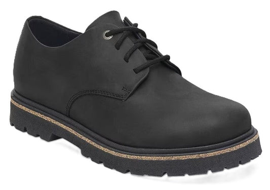 Birkenstock Highwood Low Lace - Black Oiled Leather | Comfortable Casual Shoe - Grady’s Feet Essentials - Birkenstock