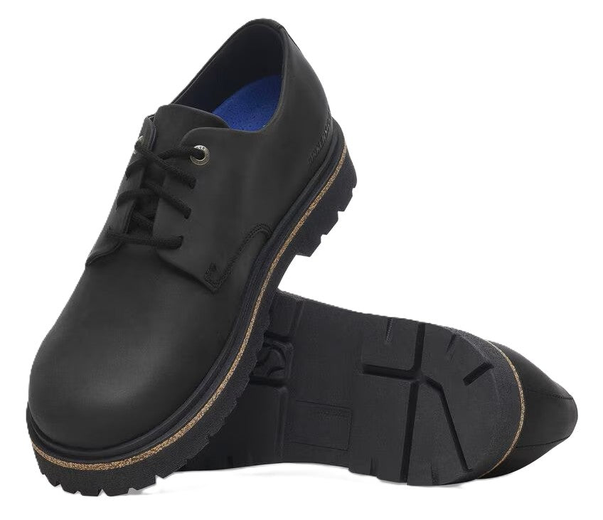Birkenstock Highwood Low Lace - Black Oiled Leather | Comfortable Casual Shoe - Grady’s Feet Essentials - Birkenstock
