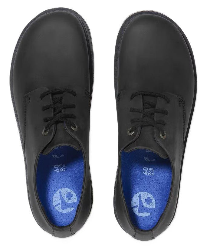 Birkenstock Highwood Low Lace - Black Oiled Leather | Comfortable Casual Shoe - Grady’s Feet Essentials - Birkenstock