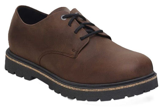 Birkenstock Highwood Low Lace - Habana Oiled Leather | Comfortable Casual Shoe - Grady’s Feet Essentials - Birkenstock