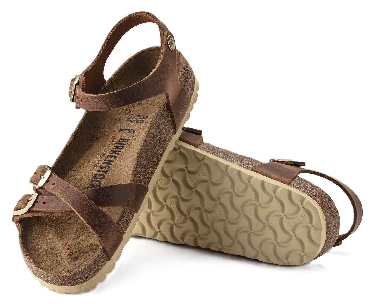 Birkenstock Kumba Sandals - Cognac Oiled Leather | Comfortable Cork Footbed - Grady’s Feet Essentials - Birkenstock