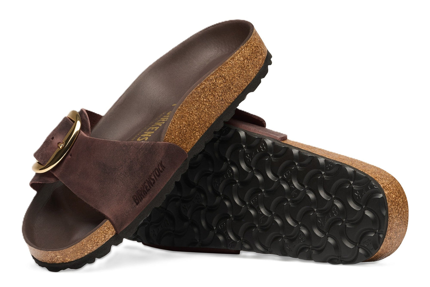Birkenstock Madrid Big Buckle Sandals - Habana Oiled Leather - Grady’s Feet Essentials - Birkenstock