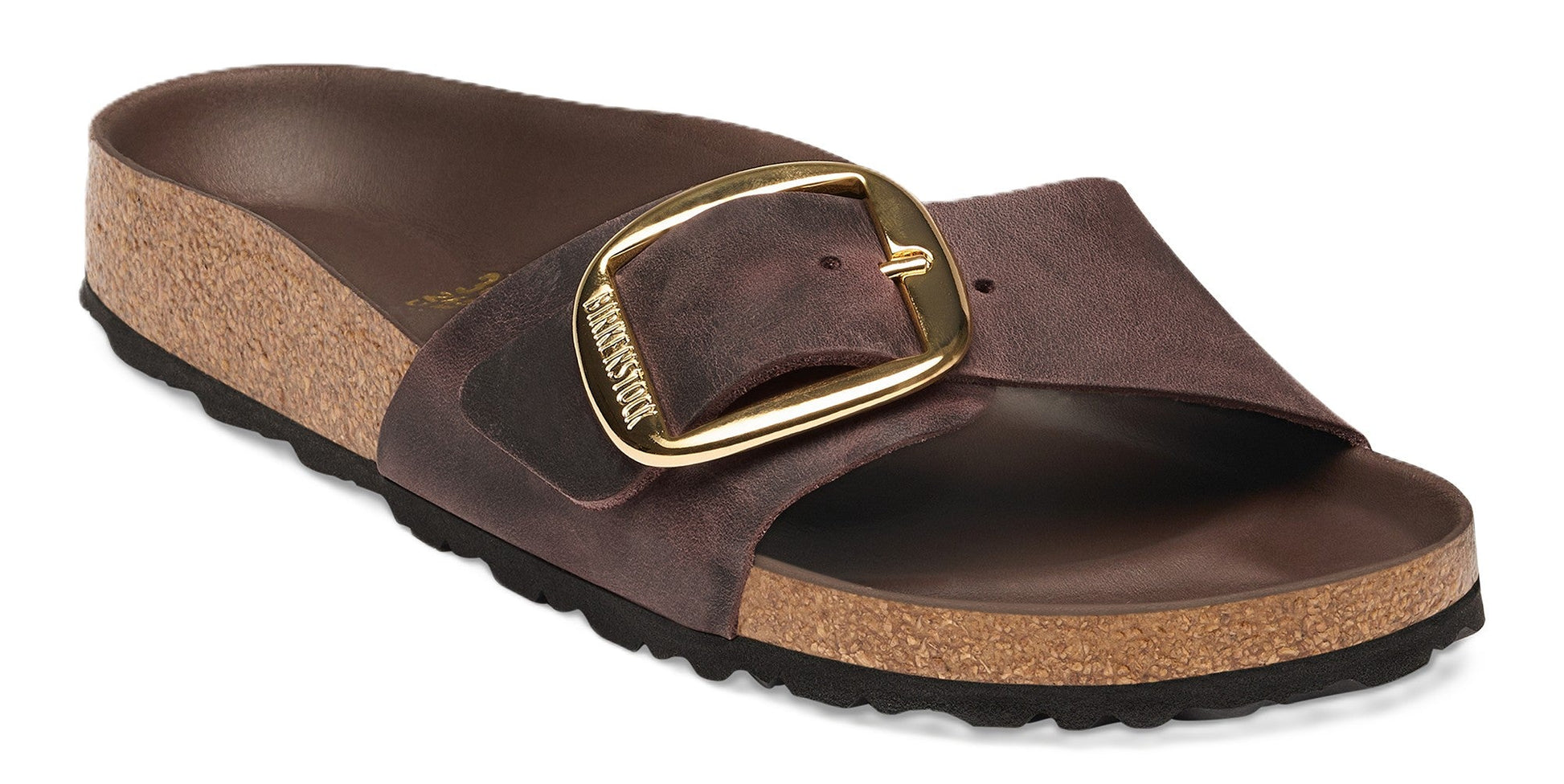 Birkenstock Madrid Big Buckle Sandals - Habana Oiled Leather - Grady’s Feet Essentials - Birkenstock