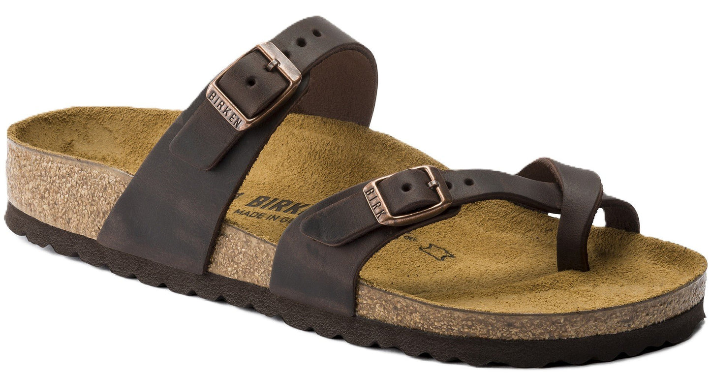 Birkenstock Mayari Sandals - Habana Oiled Leather | Comfortable Cork Footbed - Grady’s Feet Essentials - Birkenstock