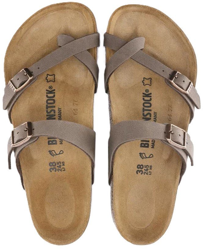 Birkenstock Mayari Sandals - Mocha Birkibuc | Comfortable Cork Footbed - Grady’s Feet Essentials - Birkenstock