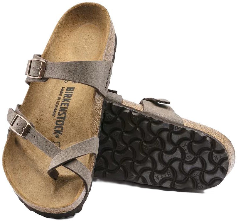 Birkenstock Mayari Sandals - Mocha Birkibuc | Comfortable Cork Footbed - Grady’s Feet Essentials - Birkenstock