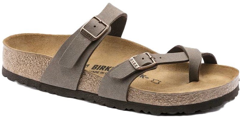 Birkenstock Mayari Sandals - Mocha Birkibuc | Comfortable Cork Footbed - Grady’s Feet Essentials - Birkenstock