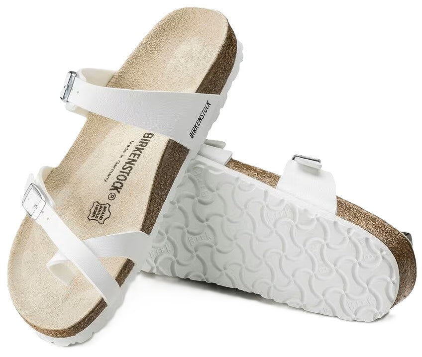 Birkenstock Mayari Sandals - White Birko - Flor | Comfortable Cork Footbed - Grady’s Feet Essentials - Birkenstock