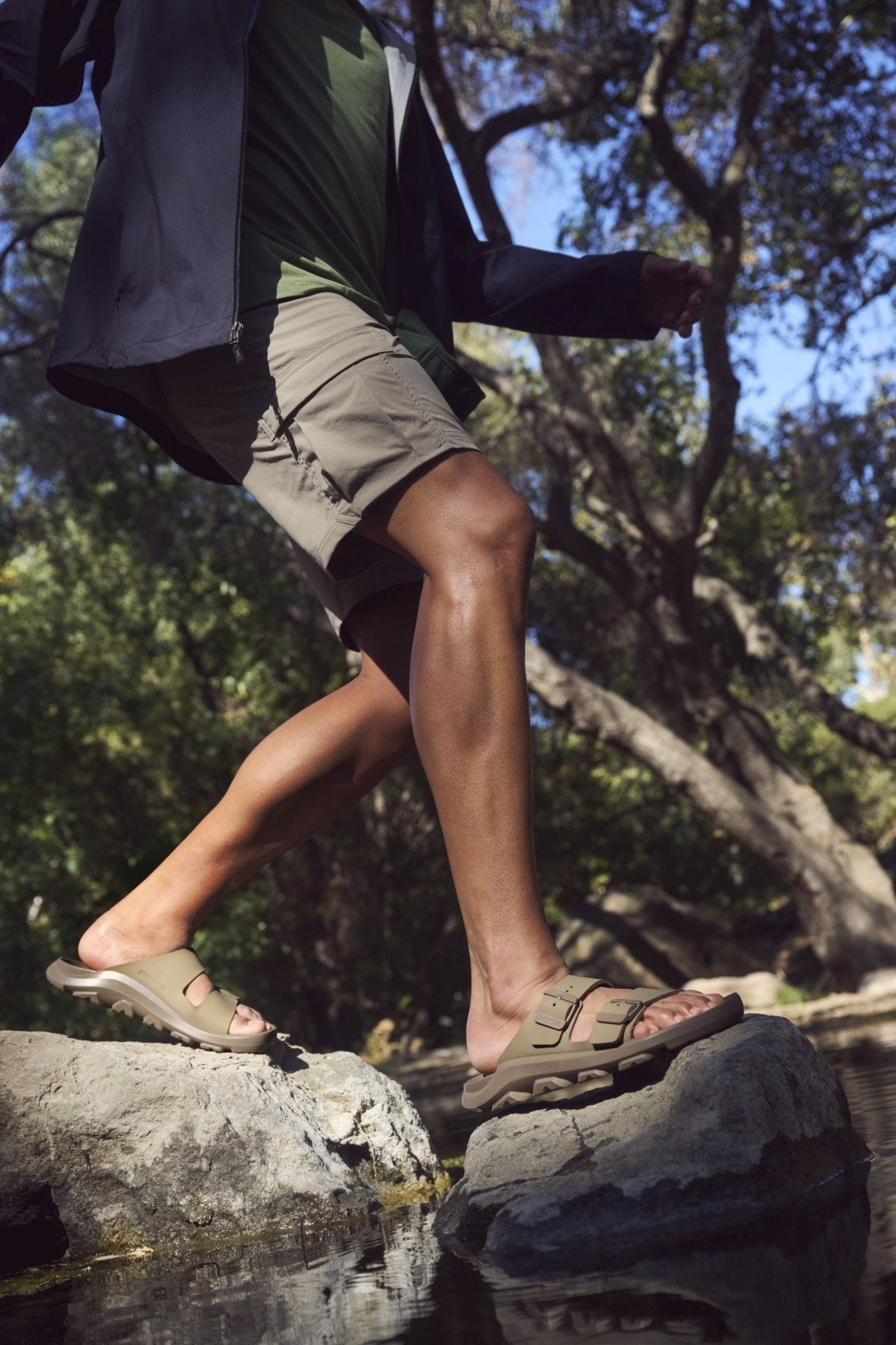 Birkenstock Mogami Terra 2 Strap Sandals - Apex Faded Khaki Birko - Flor | Comfortable Waterproof Slides - Grady’s Feet Essentials - Birkenstock