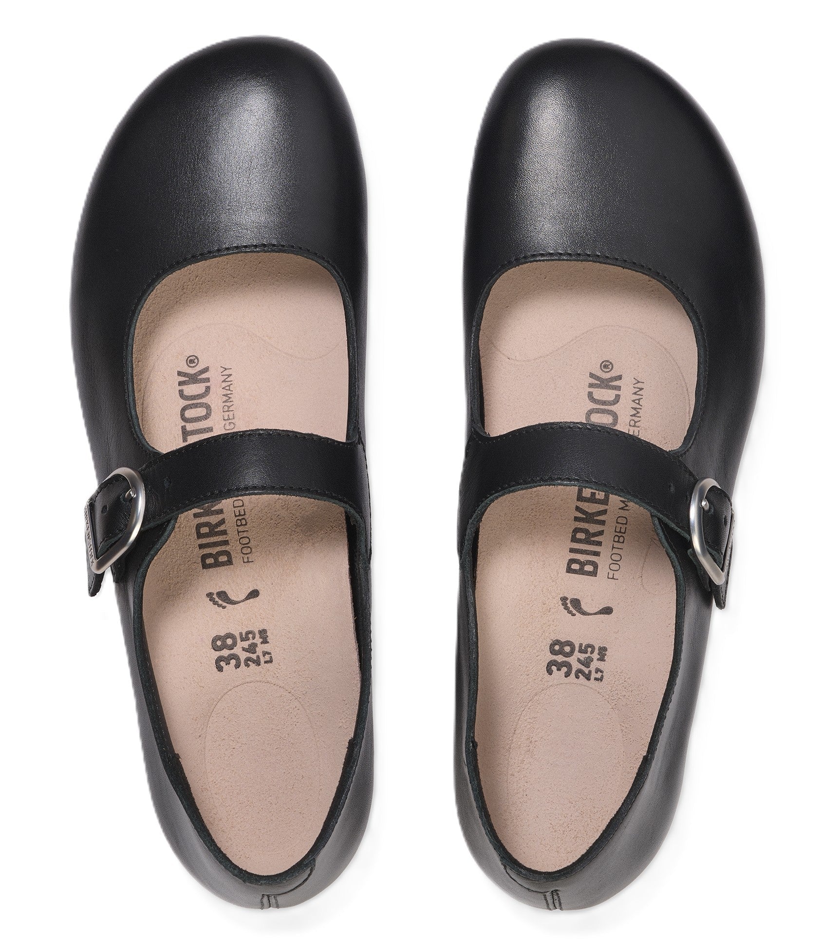Birkenstock Santa Clarita Mary Jane - Black Leather Shoe - Grady’s Feet Essentials - Birkenstock
