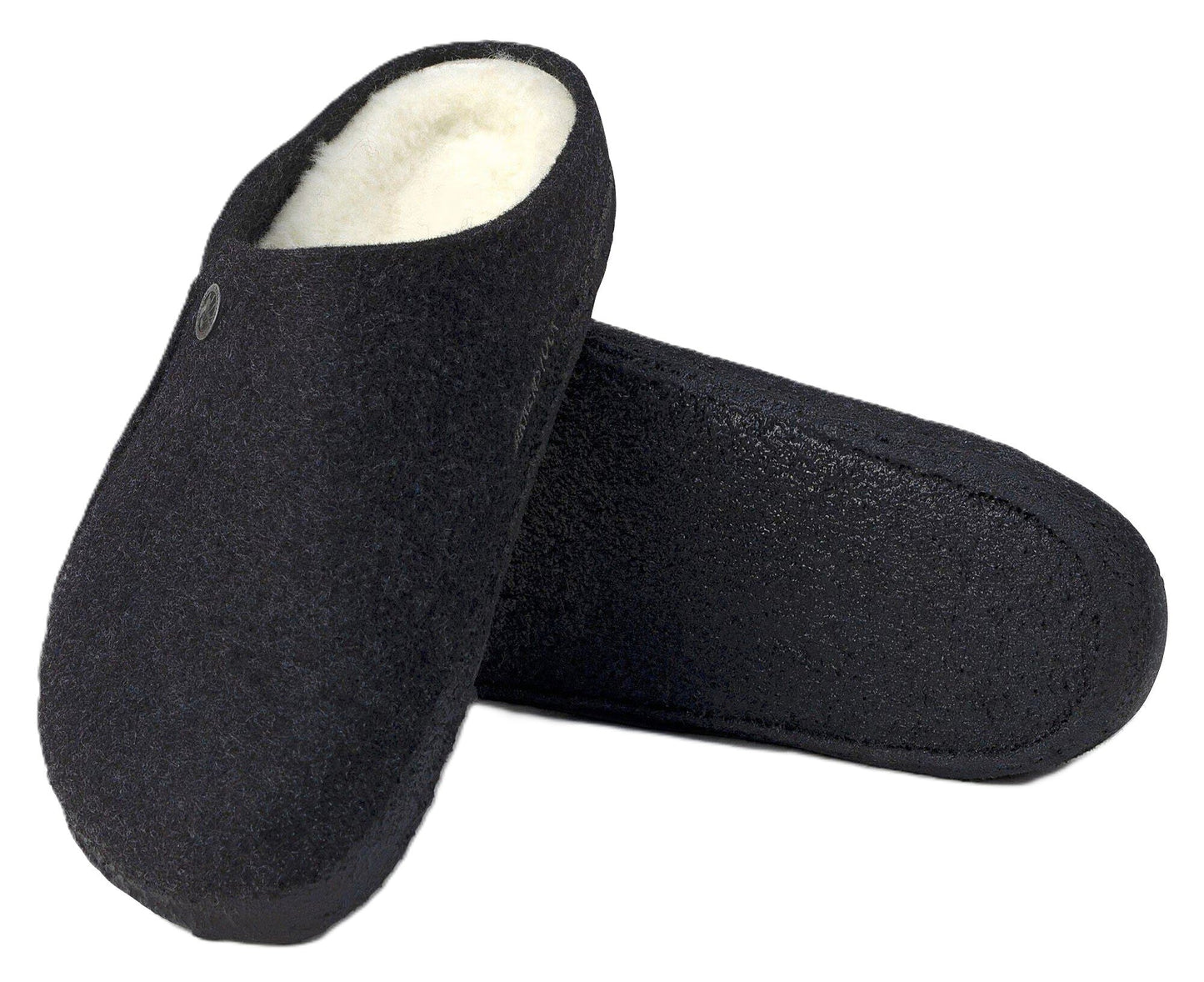 Birkenstock Zermatt Slipper - Anthracite Wool Felt | Cozy Shearling Footbed - Grady’s Feet Essentials - Birkenstock