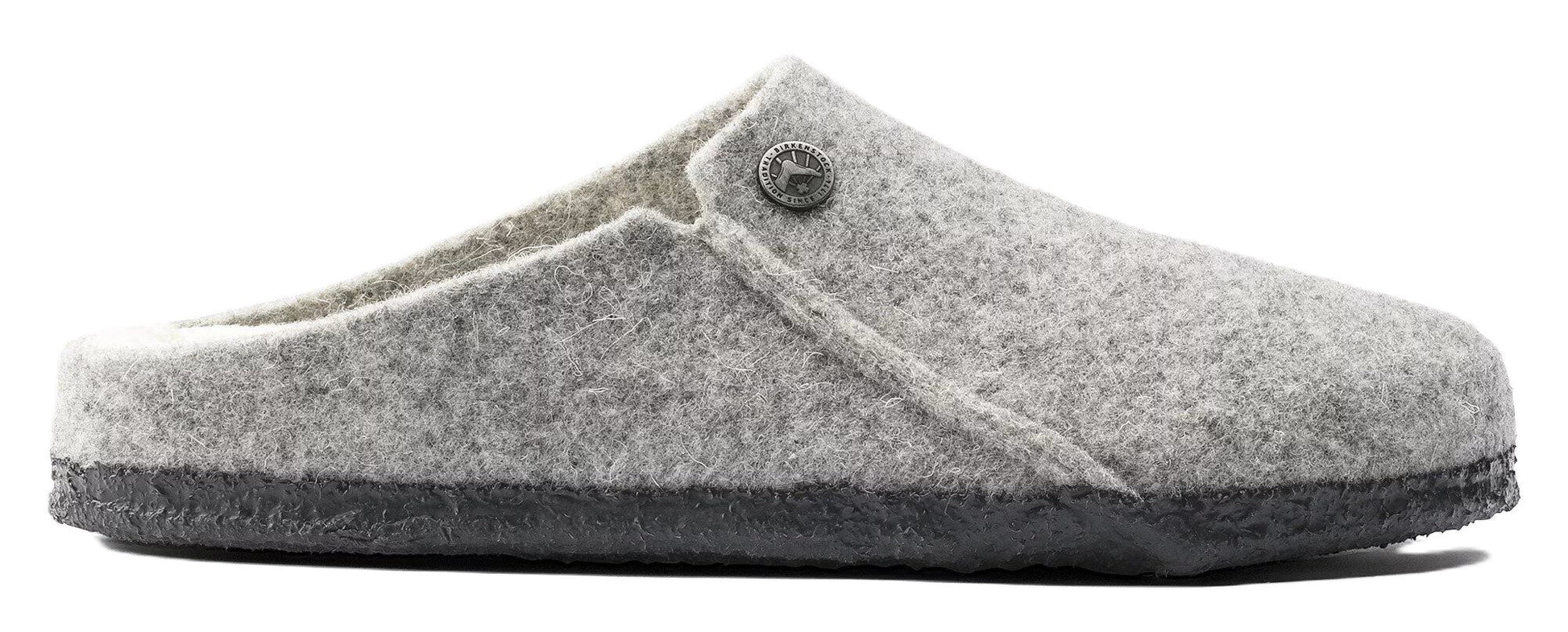 Birkenstock Zermatt Slipper - Light Grey Wool Felt | Cozy Shearling Footbed - Grady’s Feet Essentials - Birkenstock