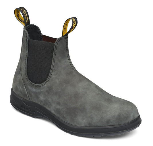 Blundstone 2055 All - Terrain Boots - Rustic Black Leather | Vibram Sole - Grady’s Feet Essentials - Blundstone