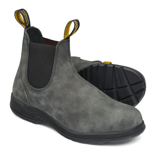 Blundstone 2055 All - Terrain Boots - Rustic Black Leather | Vibram Sole - Grady’s Feet Essentials - Blundstone