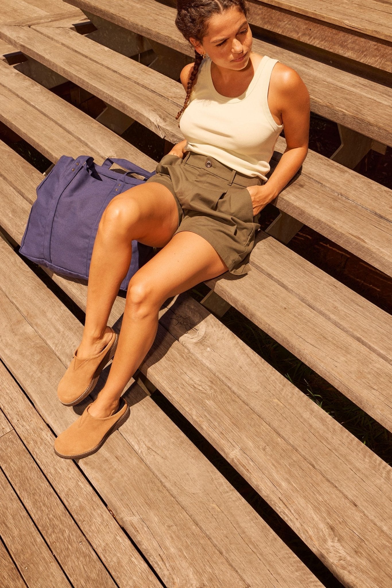 Blundstone Aerocork Clog 2686 - Sahara Tan Oiled Suede Leather | Summer Comfort - Grady’s Feet Essentials - Blundstone
