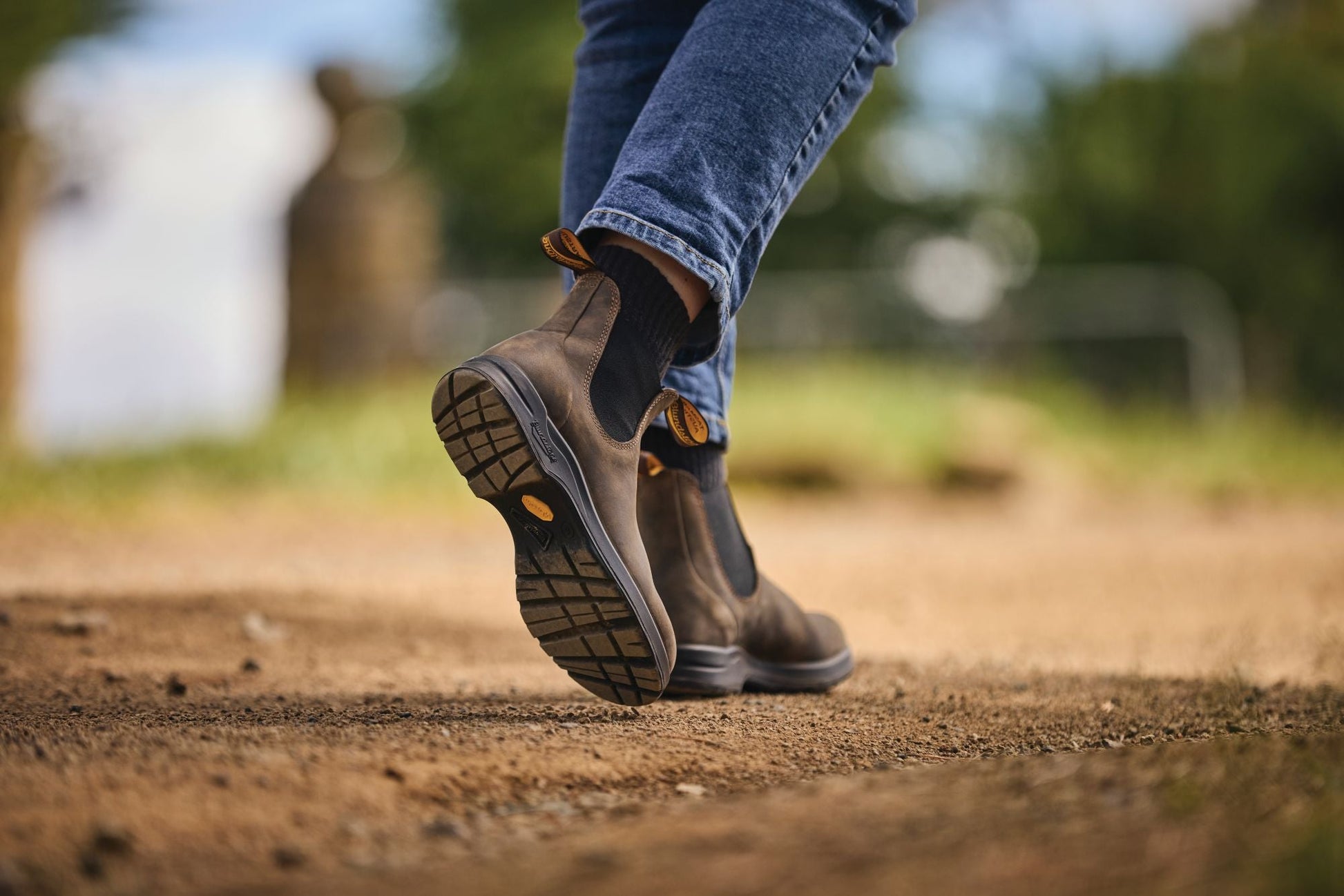 Blundstone All - Terrain 2056 - Rustic Brown Leather | Durable, Pull On Boots with Vibram Sole - Grady’s Feet Essentials - Blundstone