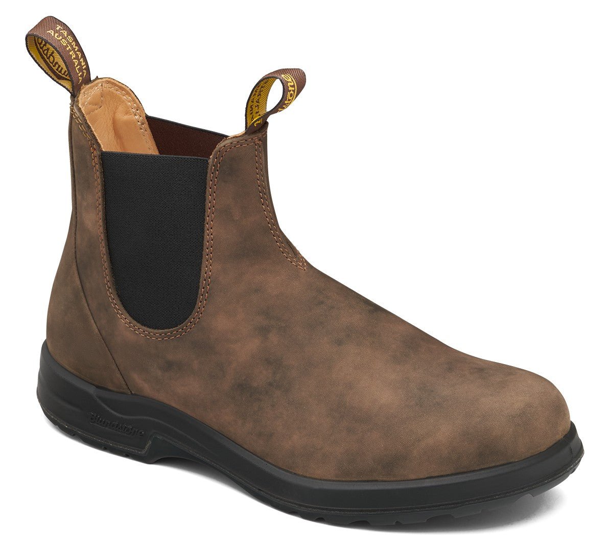 Blundstone All - Terrain 2056 - Rustic Brown Leather | Durable, Pull On Boots with Vibram Sole - Grady’s Feet Essentials - Blundstone