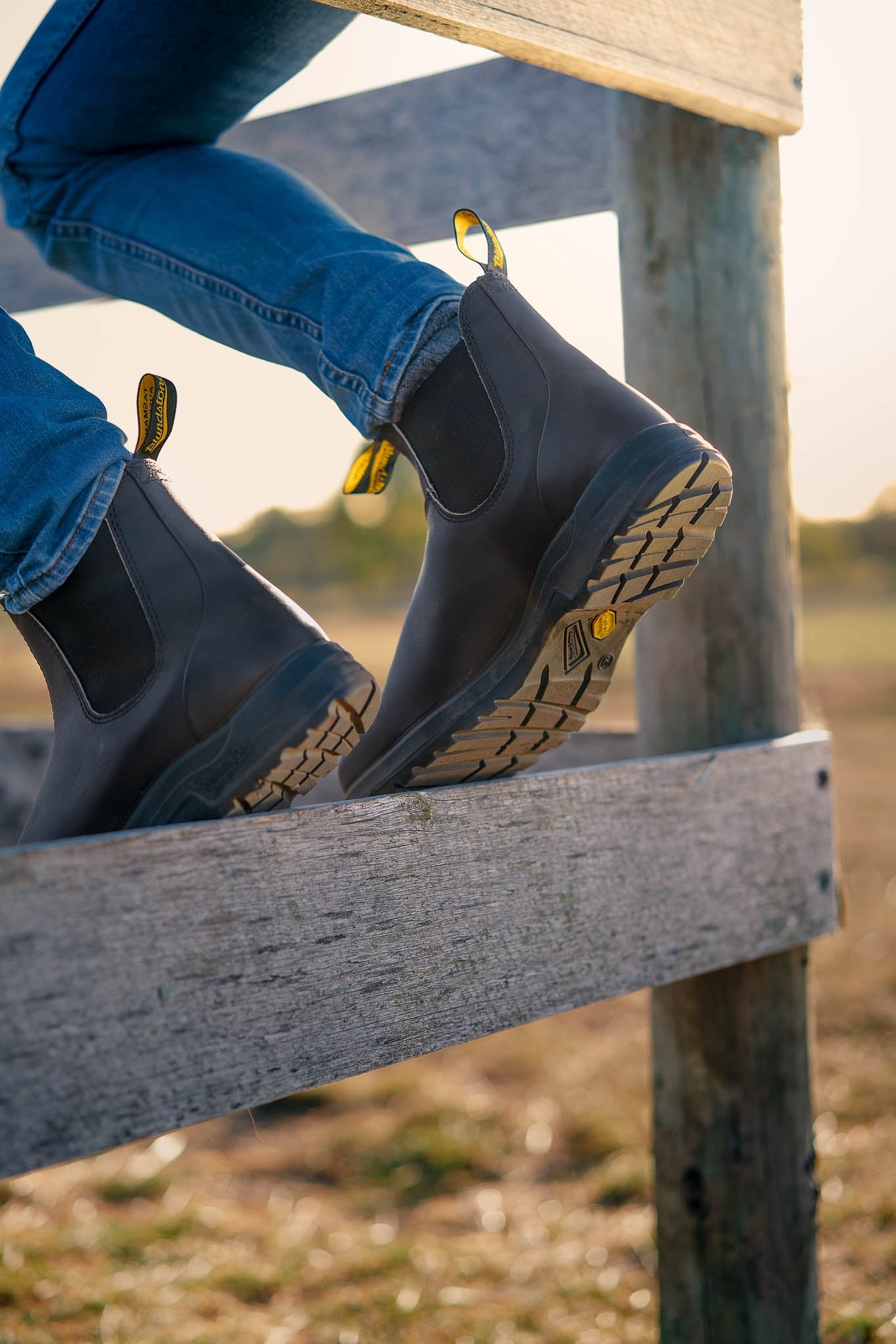 Blundstone All - Terrain 2058 - Black Leather | Durable, Pull On Boots with Vibram Sole - Grady’s Feet Essentials - Blundstone