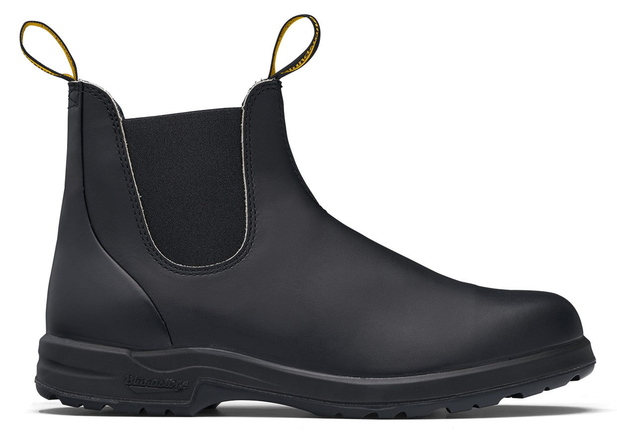 Blundstone All - Terrain 2058 - Black Leather | Durable, Pull On Boots with Vibram Sole - Grady’s Feet Essentials - Blundstone