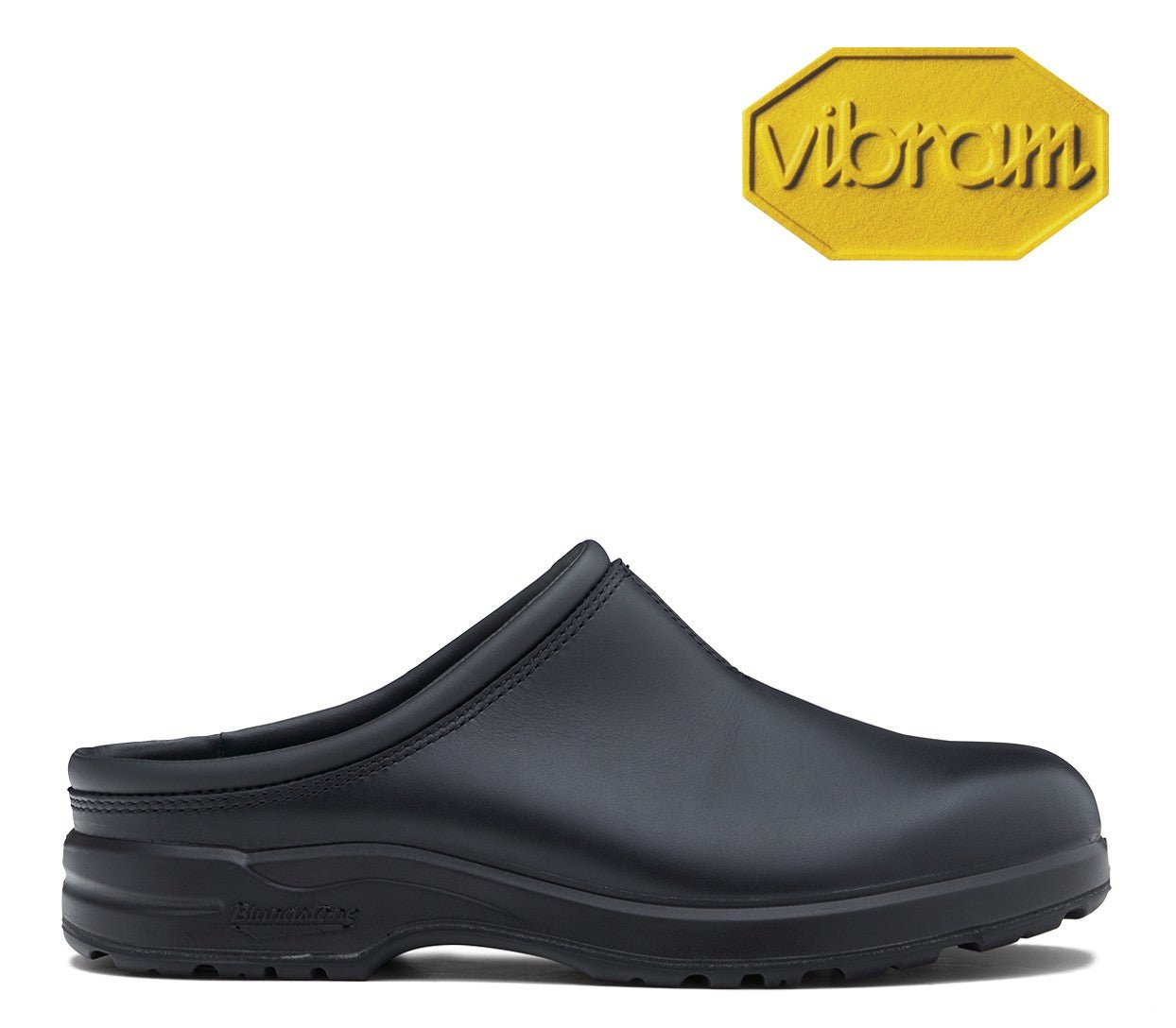 靴 BLUNDSTONE ALL-TERRAIN CLOG 2381 UK9 Black Premium Leather Slip-on Clogs, Men's All-Terrain 2381