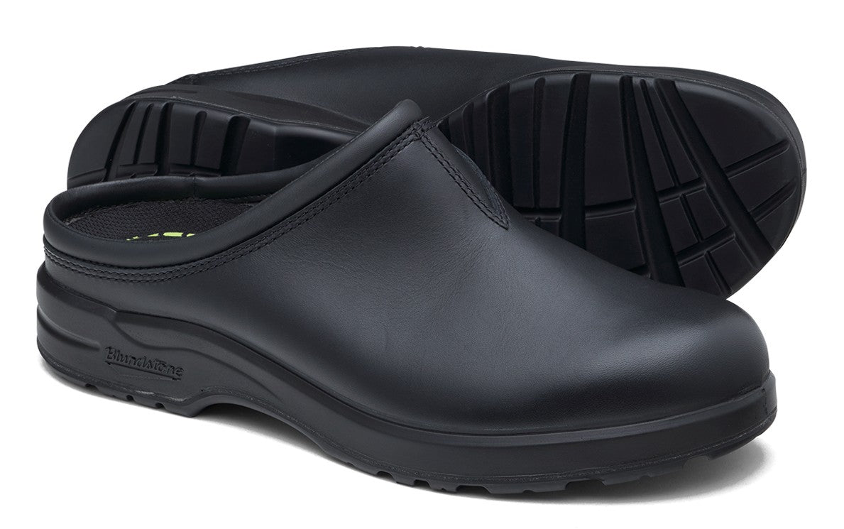 Blundstone All - Terrain Clog 2381 - Black Leather | Weatherproof Slip - On - Grady’s Feet Essentials - Blundstone
