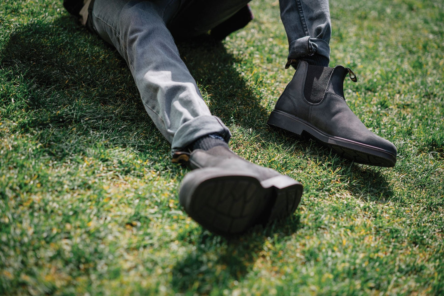 Blundstone Chisel Toe 1308 - Rustic Black Leather | Lightweight, Durable Pull - On Boots - Grady’s Feet Essentials - Blundstone