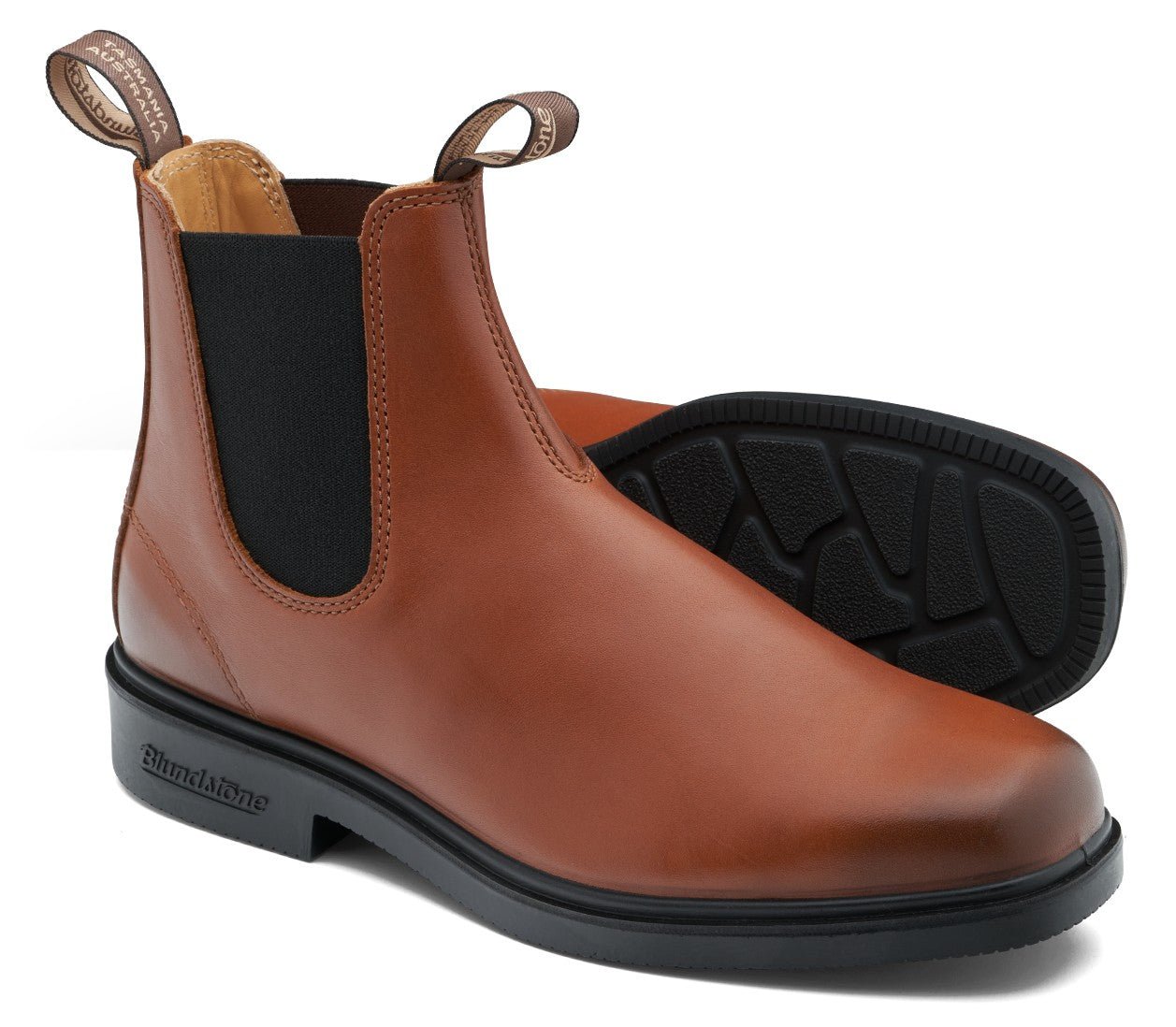 Blundstone Chisel Toe 2244 - Cognac Leather | Lightweight, Durable Pull - On Boots - Grady’s Feet Essentials - Blundstone