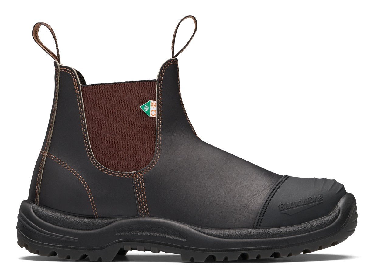 Blundstone CSA 167 - Stout Brown Leather | Work & Safety Boot Rubber Toe Cap - Grady’s Feet Essentials - Blundstone