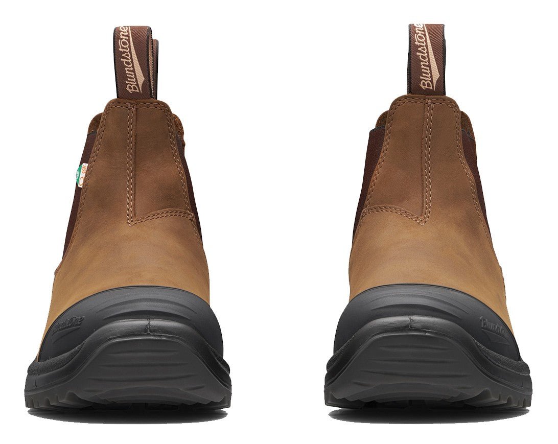 Blundstone CSA 169 - Saddle Brown Leather | Work & Safety Boot Rubber Toe Cap - Grady’s Feet Essentials - Blundstone