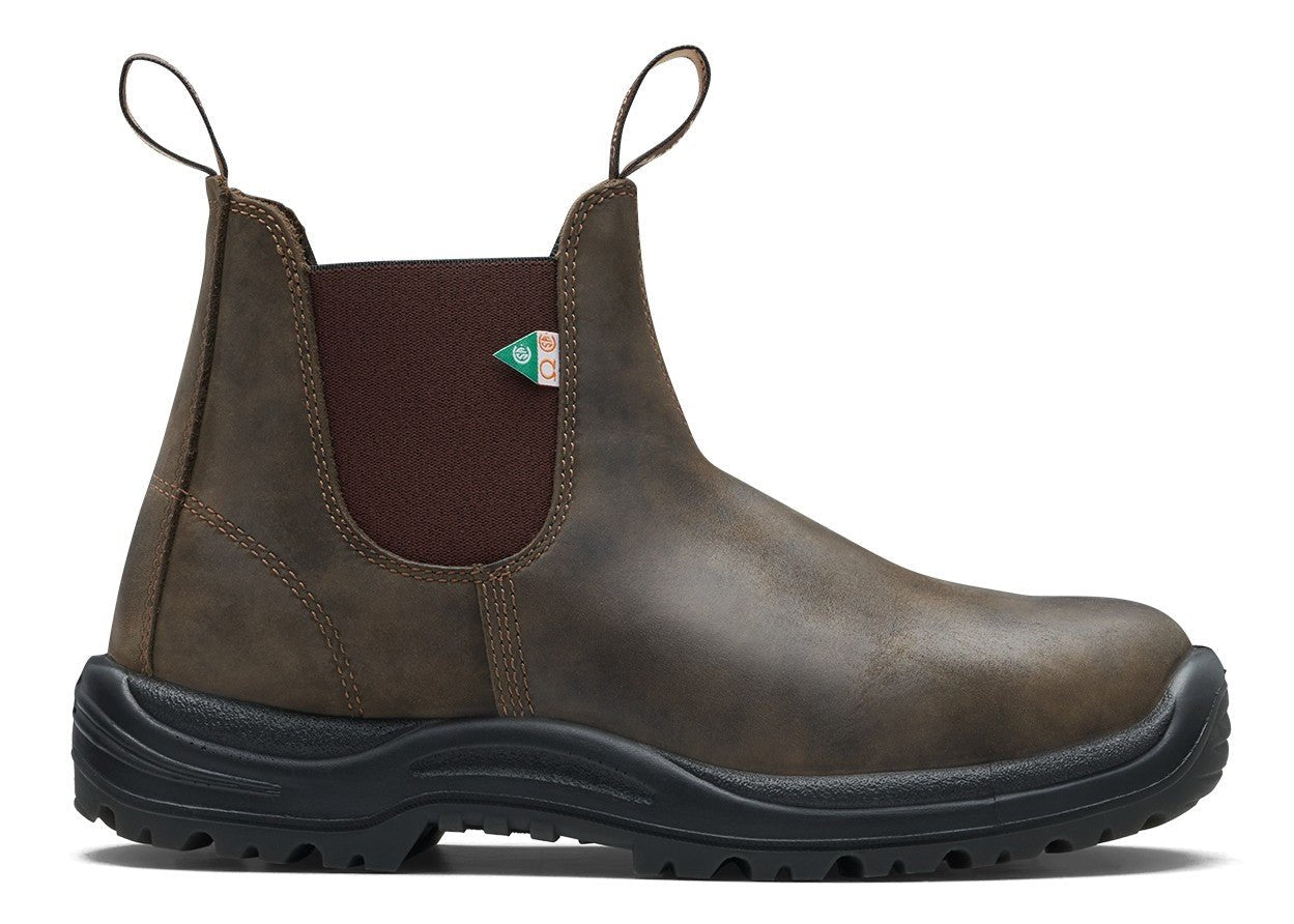 Blundstone CSA 180 - Waxy Rustic Brown Leather | Work & Safety Boots - Grady’s Feet Essentials - Blundstone